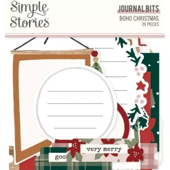 Die-Cuts Journal Boho Christmas Simple Stories