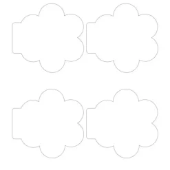Die-Cuts Light Chipboard Album Base Flower P13 15x15cm