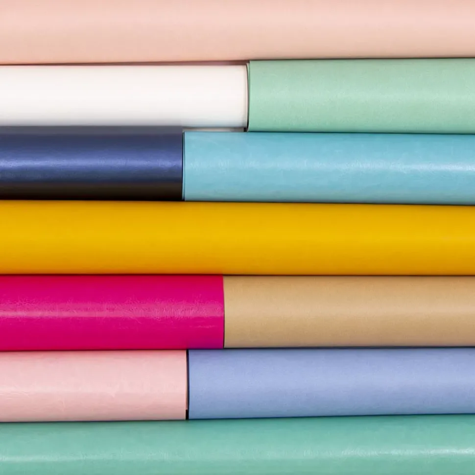 Ecopiel Satinada Capri Blue Craftelier 35x50cm