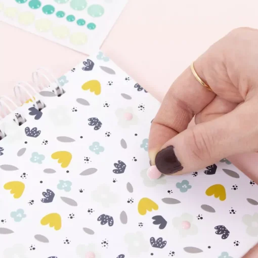 Enamel Dots and Shapes Pastel Craftelier