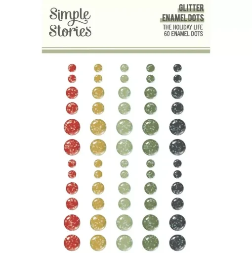 Enamel Dots The Holiday Life Simple Stories