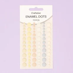 Enamel Dots Vintage Pastel Craftelier