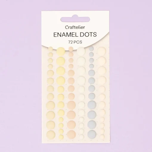 Enamel Dots Vintage Pastel Craftelier