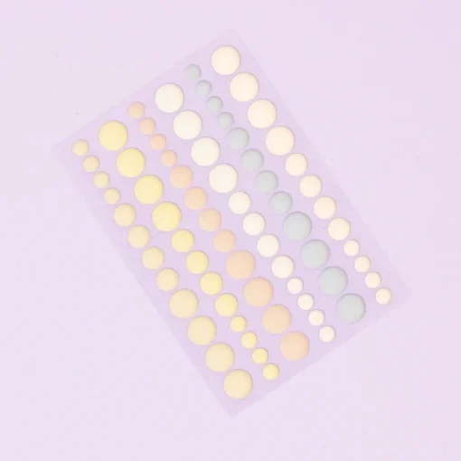 Enamel Dots Vintage Pastel Craftelier