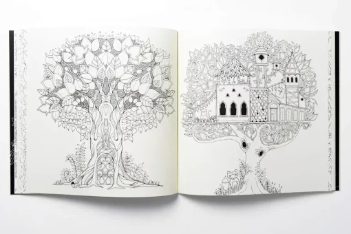 Enchanted Forest An Inky Quest and Coloring Book