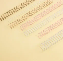 Espirales para encuadernar Rose Gold 1