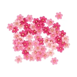 Flores de algodón reciclado Rosa Artemio