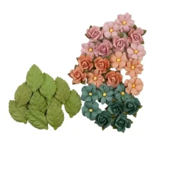 Flores de Papel Abstract Beauty Índigo Frank García Prima