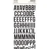 Foam stickers alfabeto Vintage Black SV Essentials Simple Stories