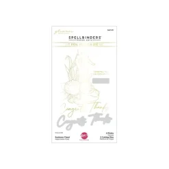 Glimmer Hot Foil Plates + troqueles Seahorse Floral Spellbinders