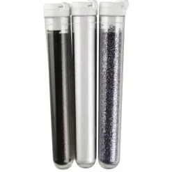 Glitter fino ideal para Scrapbooking 3g set de 3 colores