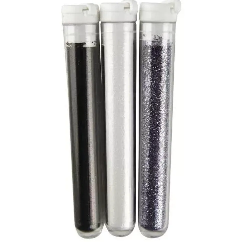Glitter fino ideal para Scrapbooking 3g set de 3 colores