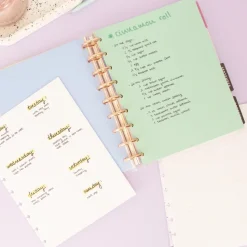 Hojas de Planner de Disco de Puntos Craftelier