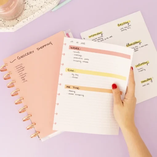 Hojas de Planner de Disco de Puntos Craftelier