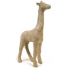 Jirafa pequeña de papel maché Décopatch