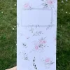 Journey Notebook White Flowers So Romantic Studio Forty 10x21cm
