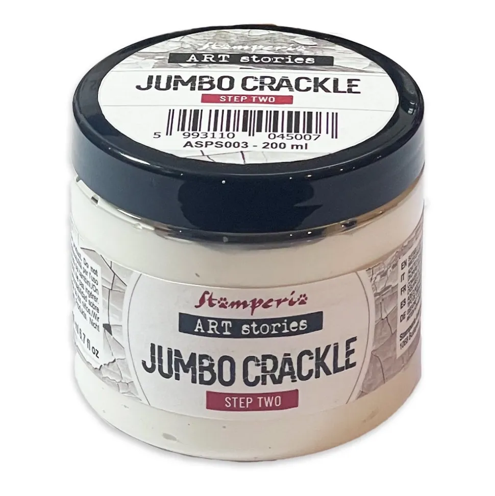 Jumbo Crackle Paso 2 Art Stories Stamperia 200ml