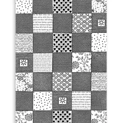 Kit 6 Láminas Acetato Impresas Alice Through the Looking Glass Stamperia A4