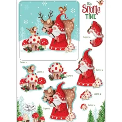 Kit de decoupage It s Snome Time Craft Consortium