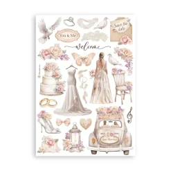 Kit de Pegatinas Romance Forever Stamperia