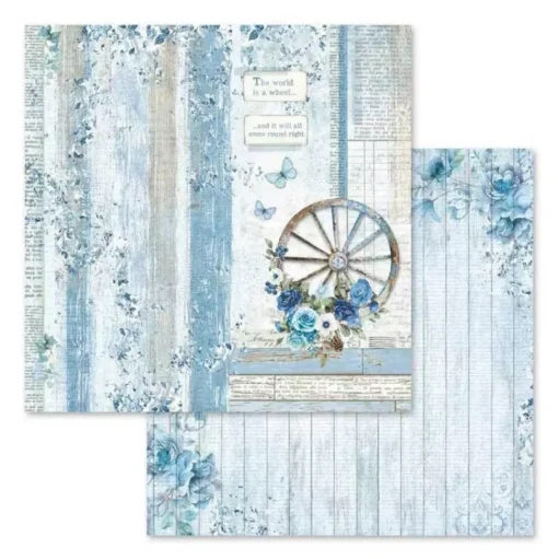 Kit de Scrapbooking Blue Land Stamperia 30x30cm