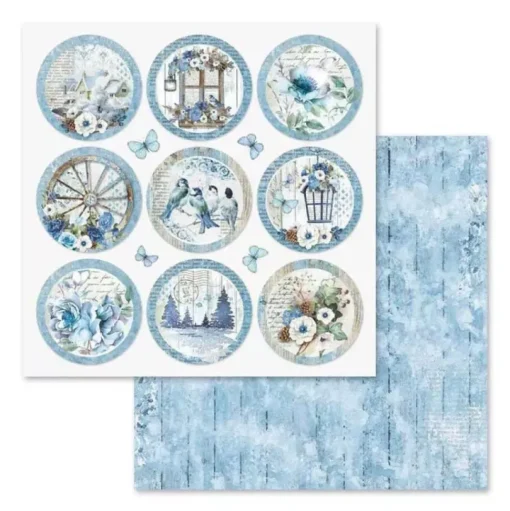 Kit de Scrapbooking Blue Land Stamperia 30x30cm