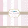 Kit de Scrapbooking Básicos Imprescindibles Rosa Bebé PapersForYou 30x30cm