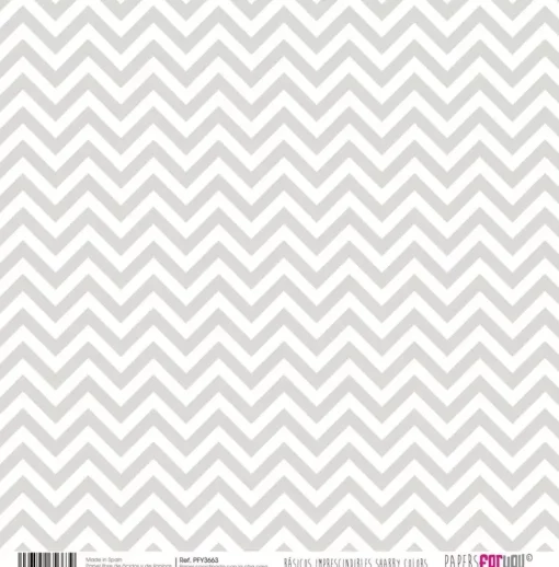 Kit de Scrapbooking Básicos Gris PapersForYou 30x30cm