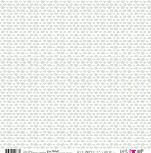 Kit de Scrapbooking Básicos Gris PapersForYou 30x30cm