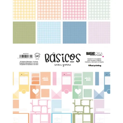 Kit de scrapbooking Básicos Sami Garra 15x20cm