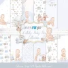 Kit de Scrapbooking Lullaby Baby Boy PapersForYou 20x20cm