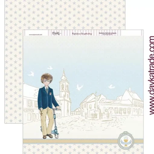 Kit de scrapbooking Mi primera comunión niño 2019 Dayka 30x30cm