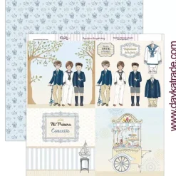 Kit de scrapbooking Mi primera comunión niño 2019 Dayka 30x30cm