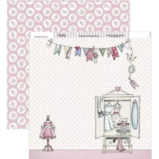 Kit de Scrapbooking Momentos inolvidables para niñas Dayka 30x30cm