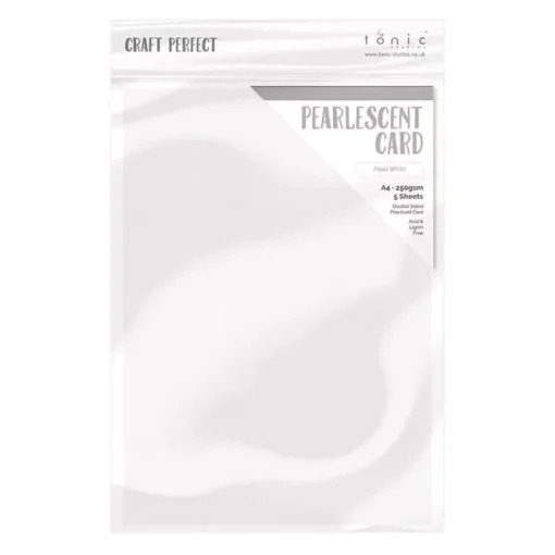 Kit de scrapbooking Pearlescent Pearl White Tonic A4