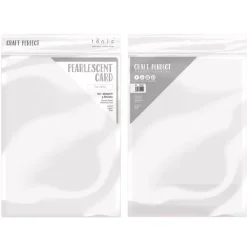 Kit de scrapbooking Pearlescent Pearl White Tonic A4