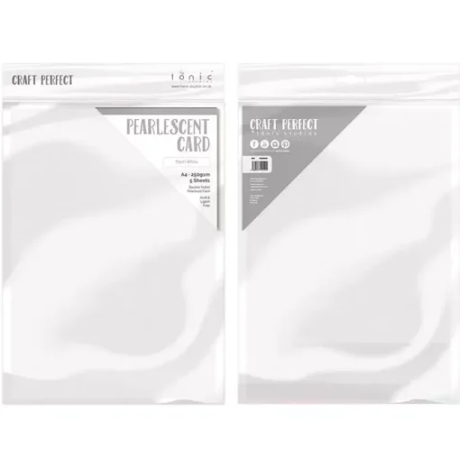 Kit de scrapbooking Pearlescent Pearl White Tonic A4