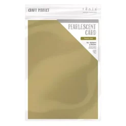 Kit de scrapbooking Pearlescent Majestic Gold Tonic A4