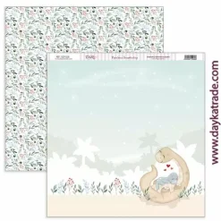 Kit de Scrapbooking Puro Amor Azules Dayka 30x30cm