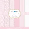 Kit de Scrapbooking Rosa Bebé Básicos PapersForYou 20x20cm