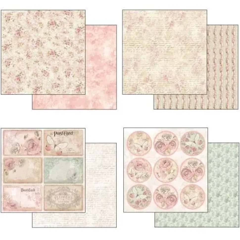 Kit de Scrapbooking Shabby Rose Stamperia 30x30cm