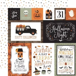 Kit de Scrapbooking Spooky Echo Park 30x30cm