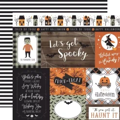 Kit de Scrapbooking Spooky Echo Park 30x30cm