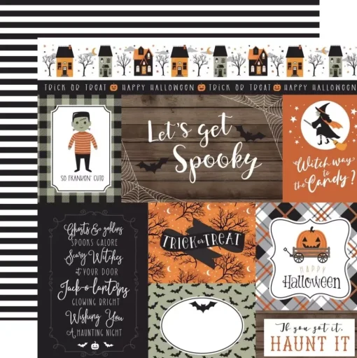 Kit de Scrapbooking Spooky Echo Park 30x30cm
