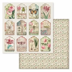 Kit de Scrapbooking Spring Botanic Stamperia 30x30cm