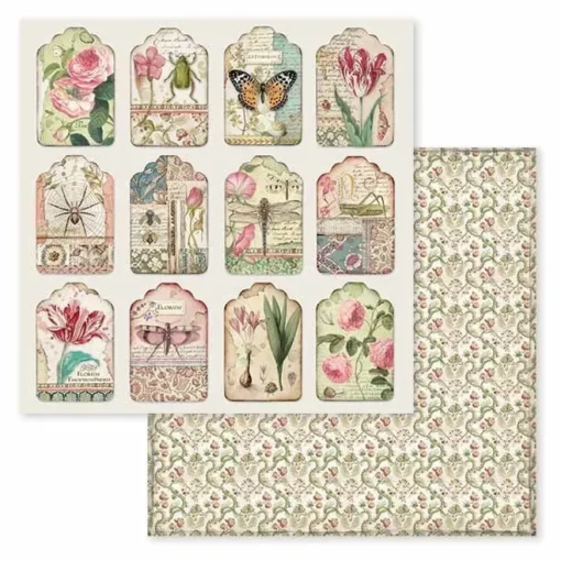 Kit de Scrapbooking Spring Botanic Stamperia 30x30cm