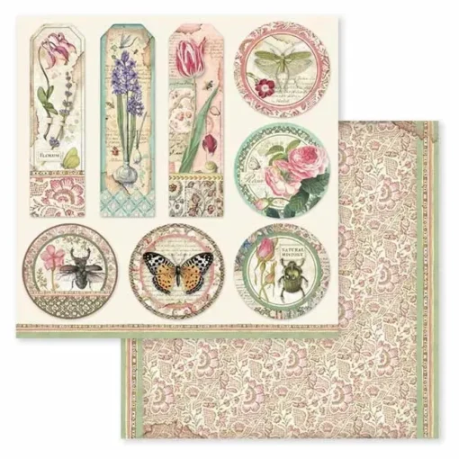Kit de Scrapbooking Spring Botanic Stamperia 30x30cm