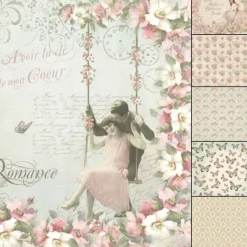 Kit de Scrapbooking Vintage Dayka 30x30cm