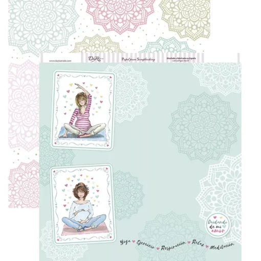 Kit de scrapbooking Voy a ser mamá Dayka 30x30cm