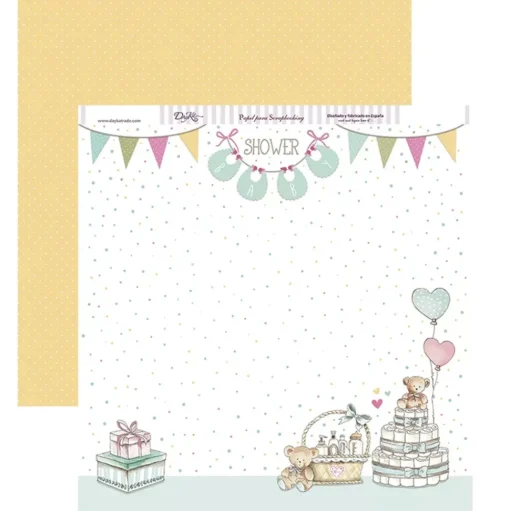 Kit de scrapbooking Voy a ser mamá Dayka 30x30cm